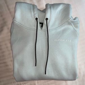 Alphalete Mint Blue Performance Hoodie